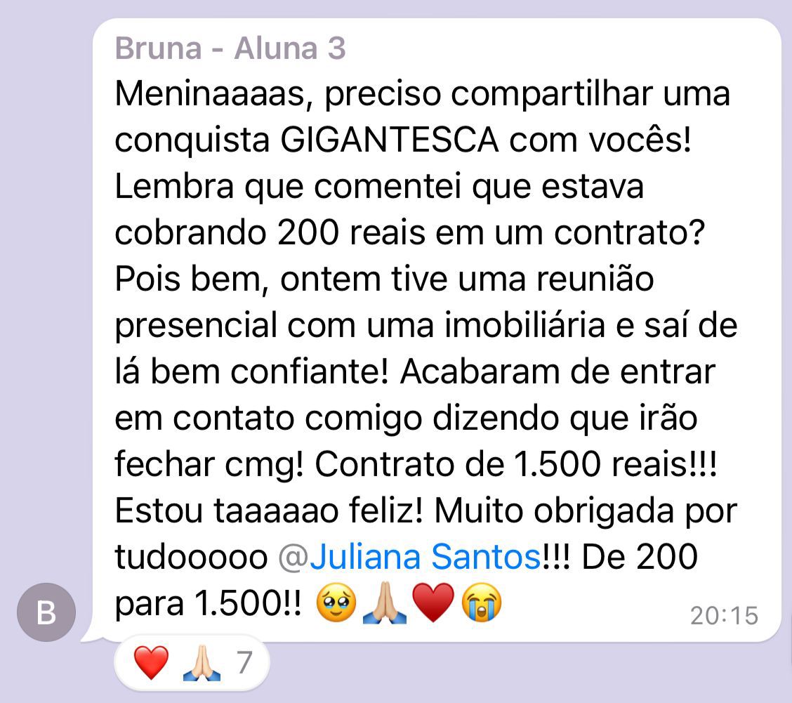 Depoimento Júlia Santiago